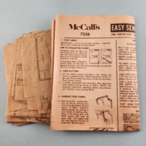 McCall's 7556 Vintage Sewing Pattern 1965 Girl's Separates Pants & 3 Tops Size 6