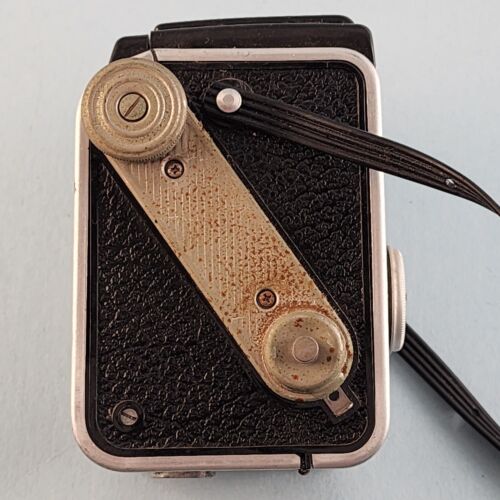 Kodak DuaFlex II Camera Flash Attachment Strap 1940's Shutter Operates Corrosion