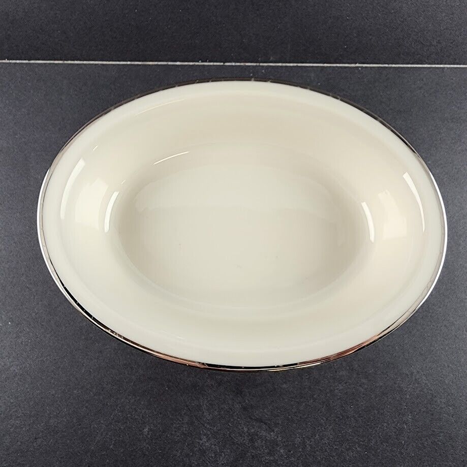 Lenox Montclair China USA Vintage Components Elegant Cream Colored Platinum Trim