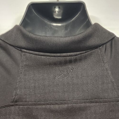 AHEAD Extreme Medallion The Club Black Golf Polo Men's Size Large Polyester