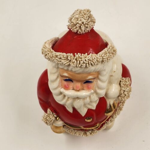 Spaghetti Santa Claus Bank 1960 Vintage Midcentury Japan Display Insert Orig Box