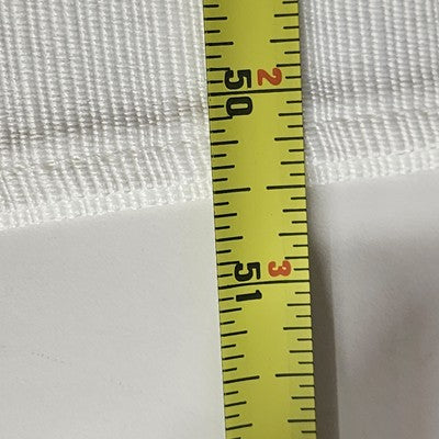 Tablecloth Linen in Off White Color with Ribbed Textured Fabric Square 50" x 50"
