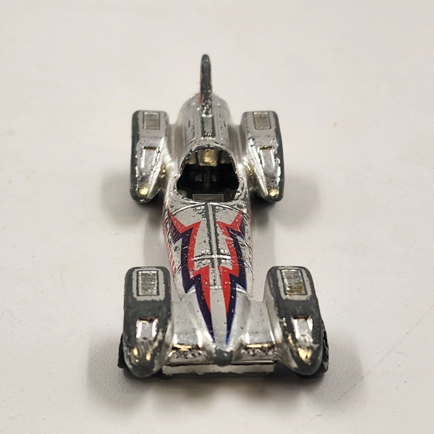 3 Hot Wheels Silver Turbo Tram Blue Fire Demon Black Tornado Diecast Race Cars