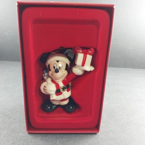 Lenox Christmas Ornament Merry Mickey Mouse Holiday Fine Porcelain New Boxed