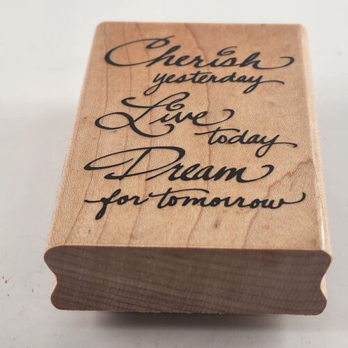 Stampendous Motivational Words & Sayings Wooden Mounted Rubber Stamps