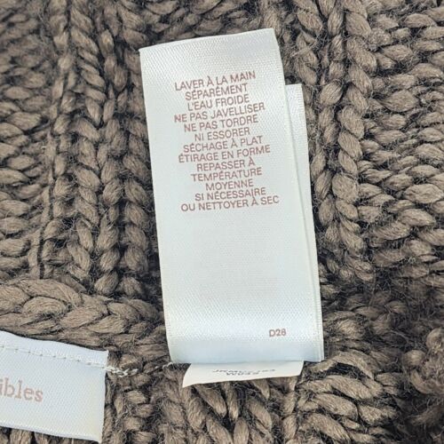 Gray Open Knit Pullover Sweater Acrylic JH Collectibles Women Medium Vintage