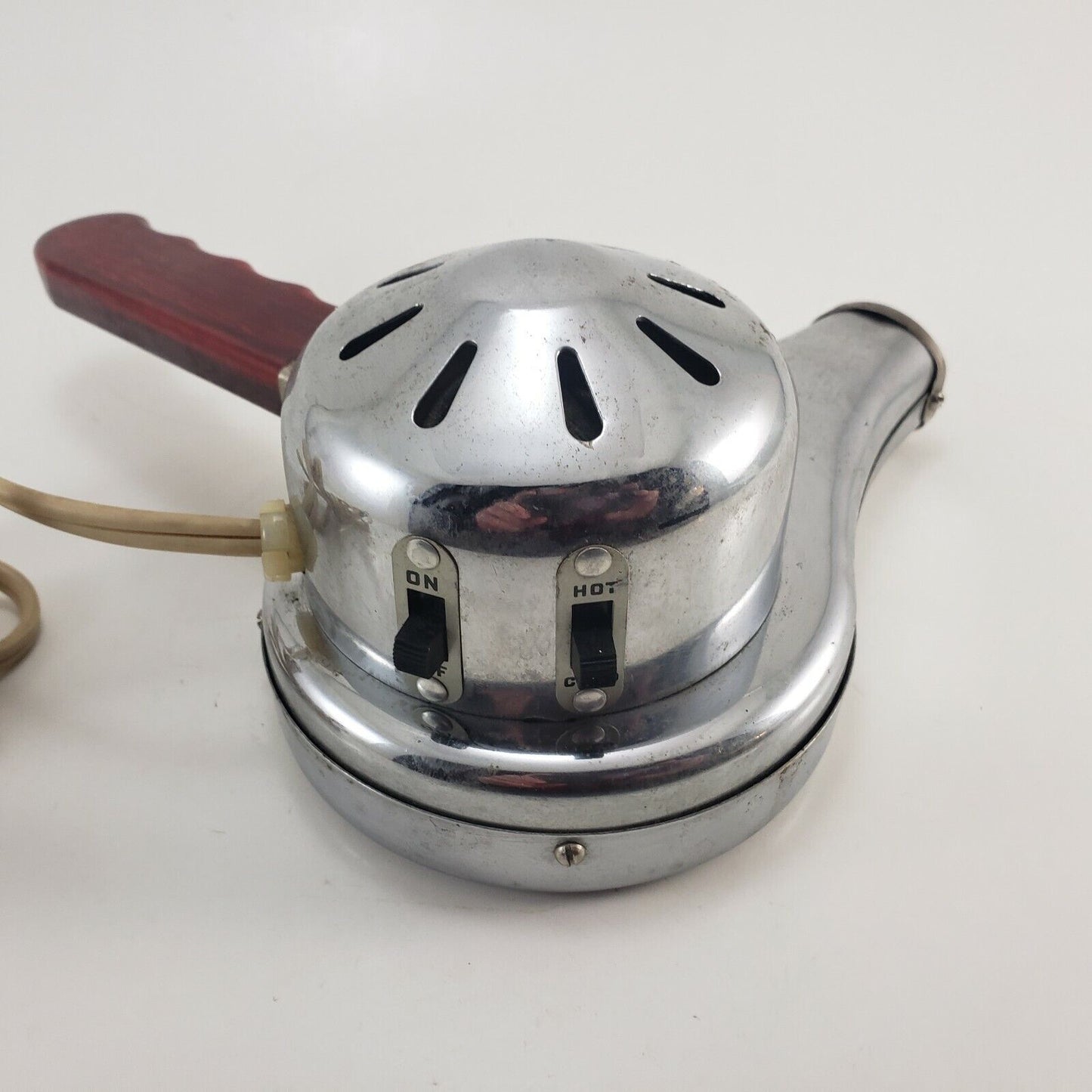 Kenmore Model No 559.8316 Hand Blowdryer Chrome Hair Dryer Vintage 1950's Works