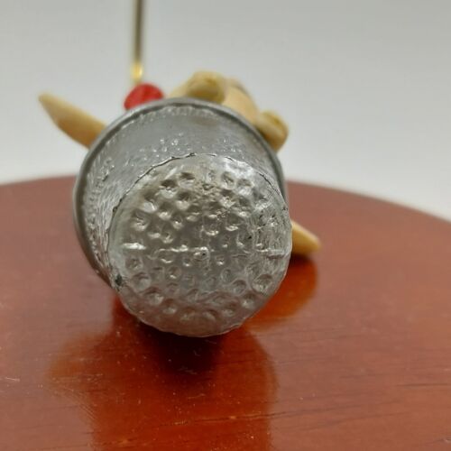 Hallmark 1978 Mouse in Thimble Christmas Ornament Tree Trimmer Collection VTG