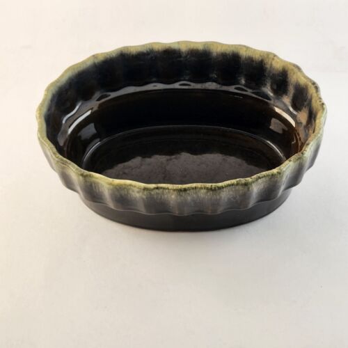 Drip Glaze Oval Planter Green Vase Mid Century Hull I-21 Pattern Art Pottery