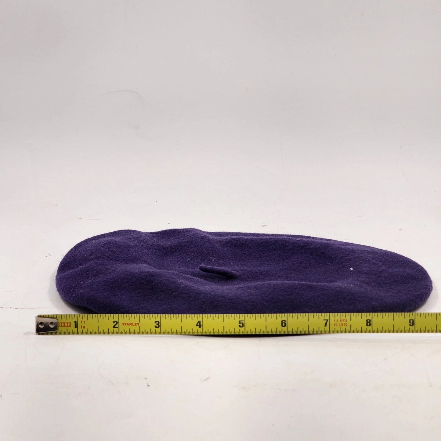 Parkhurst Women's Blue Violet Wool Beret Hat Classic French Style Winter Cap