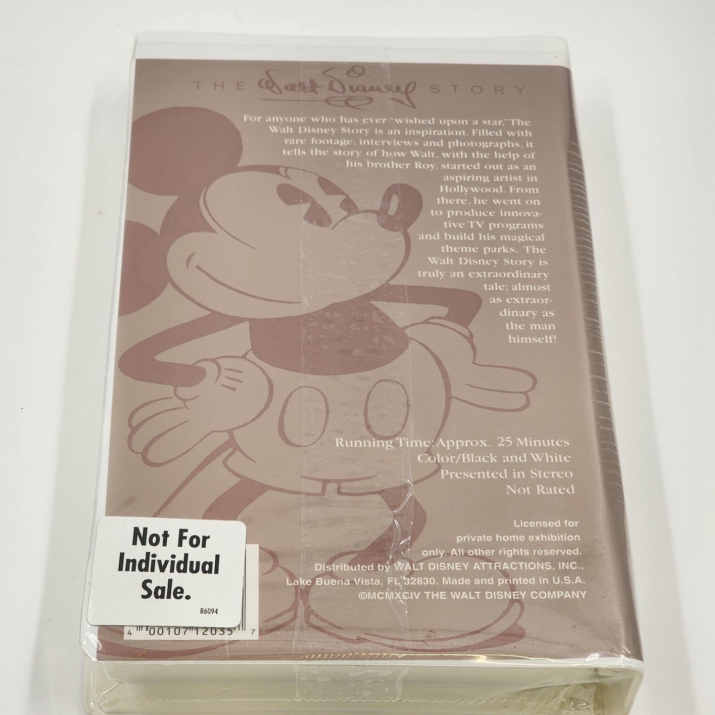 Walt Disney's 75 Years The Studio Video Collection 3 Story VHS Tape Box Set New