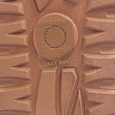 Mata Shoes Tan Lazy Boy Boots Size 10 Faux Fur Lined Blinged Design New China