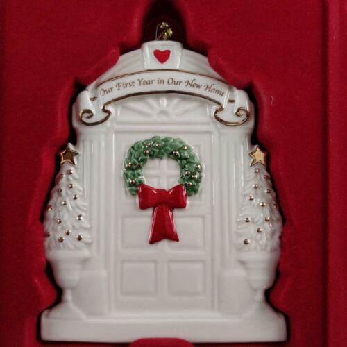 Lexon First Year in First House 4" Porcelain Ornament Boxed New Undated