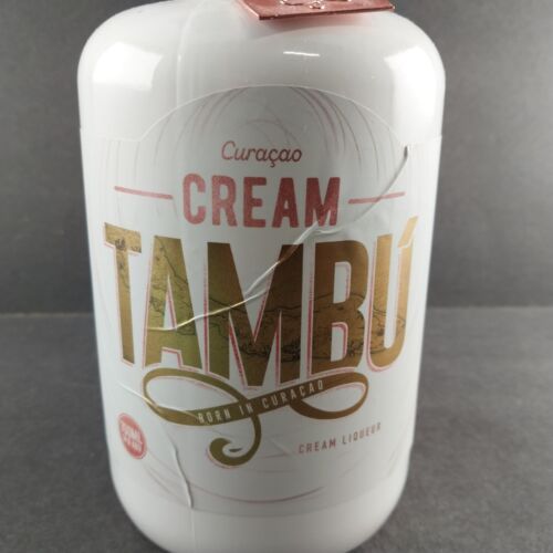 Cream Tambu Chocolate Cream Liquor Empty Bottle 750 ml Corked from Curacao EUC