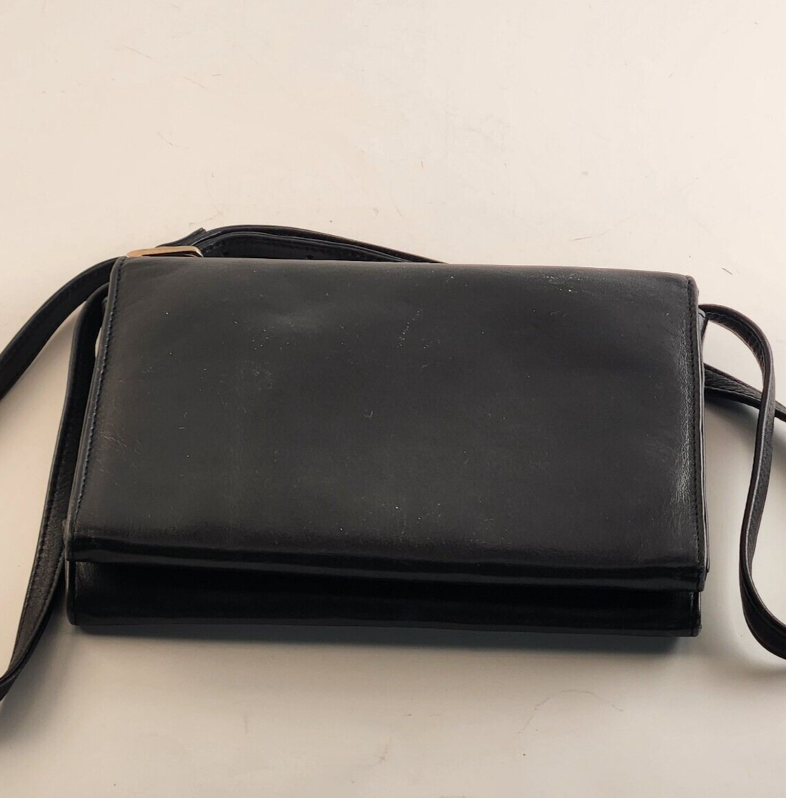 Collectif Black Evening Shoulder Hand Bag Purse With Adjustable Strap Vintage