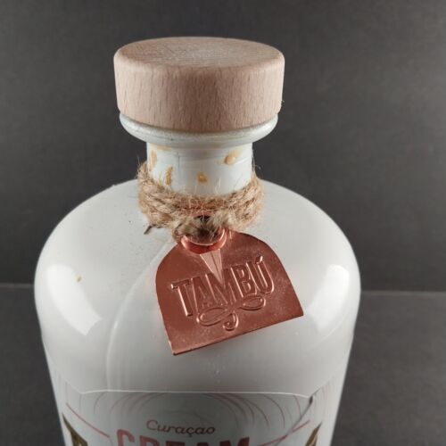 Cream Tambu Chocolate Cream Liquor Empty Bottle 750 ml Corked from Curacao EUC