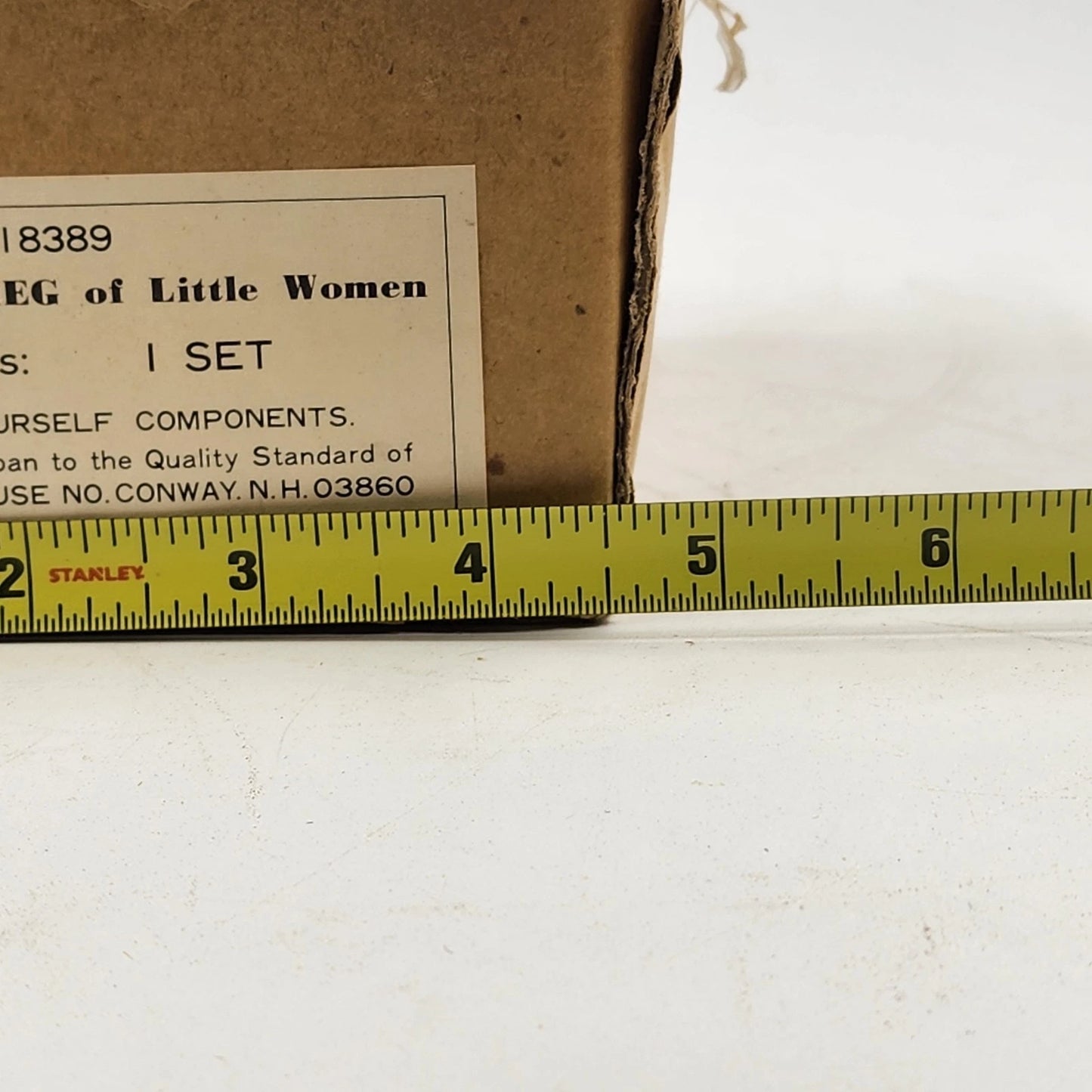 Meg March of Little Women Bisque Doll Kit by Yield House Body Parts Pattern 1977