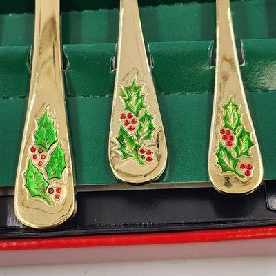 20 pc Flatware Set Hollyberry Classic Traditions Service for 4 New JC Penney NOS