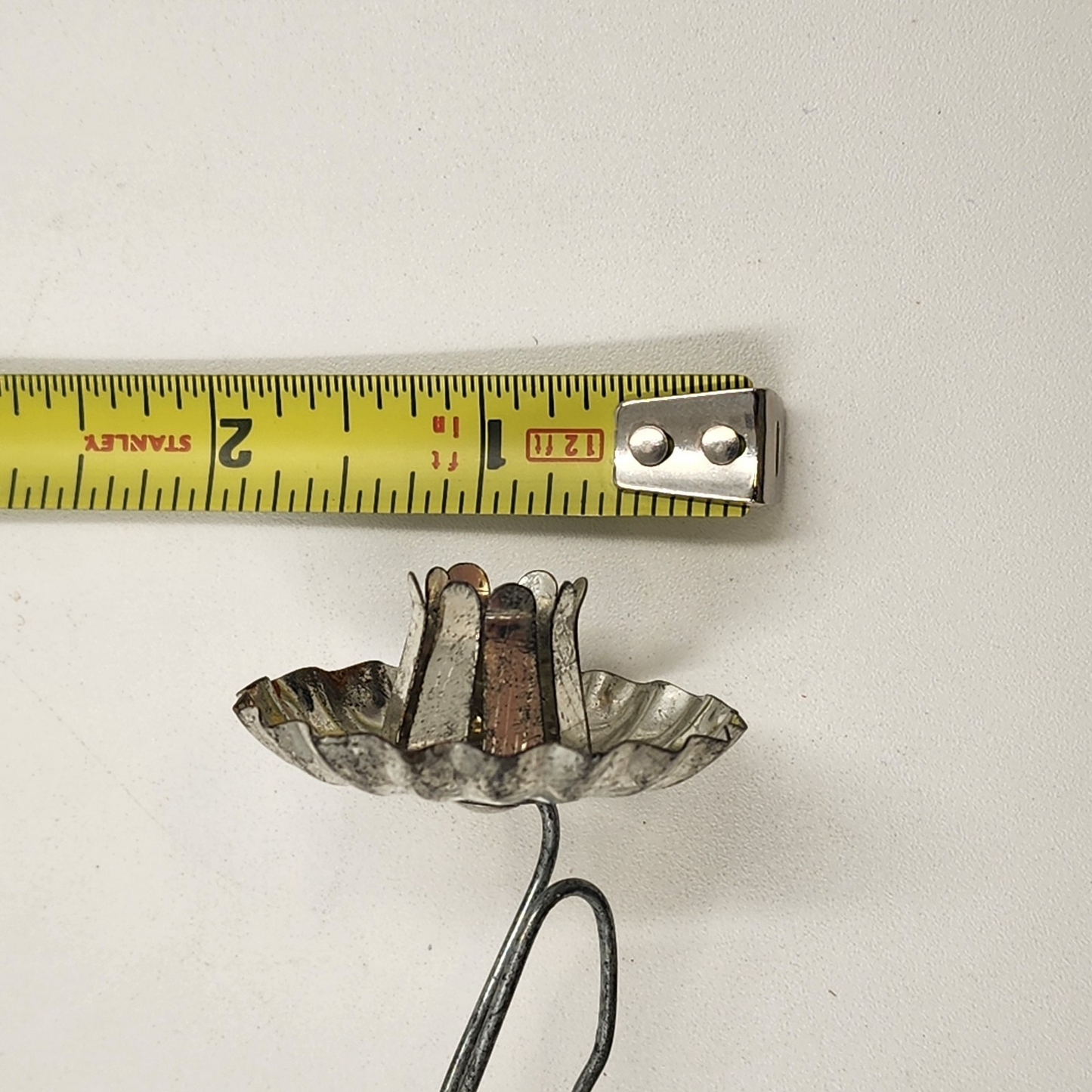 5 Victorian Christmas Tree Candle Holders Reproduction Pine Cone Shape Weights