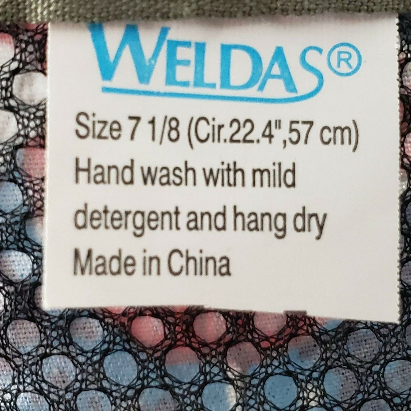 Weldas Welding Cap 7-1/8 Seafood Feast Print Mesh Lined USA Made