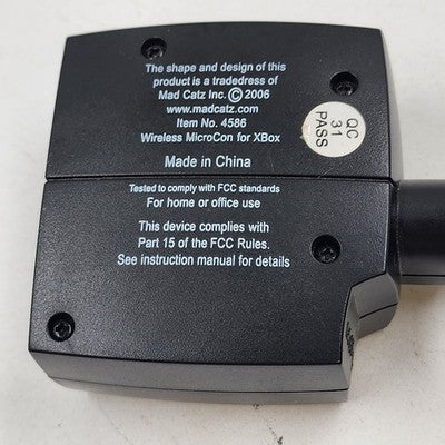 Controller Wireless Receiver Sensor 4586 Green Madcatz for XBOX Console System