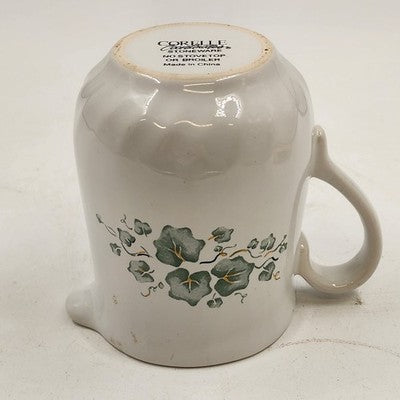 Corelle Coordinates Callaway Green Ivy Creamer 4.25" x 5" Tall Stoneware China