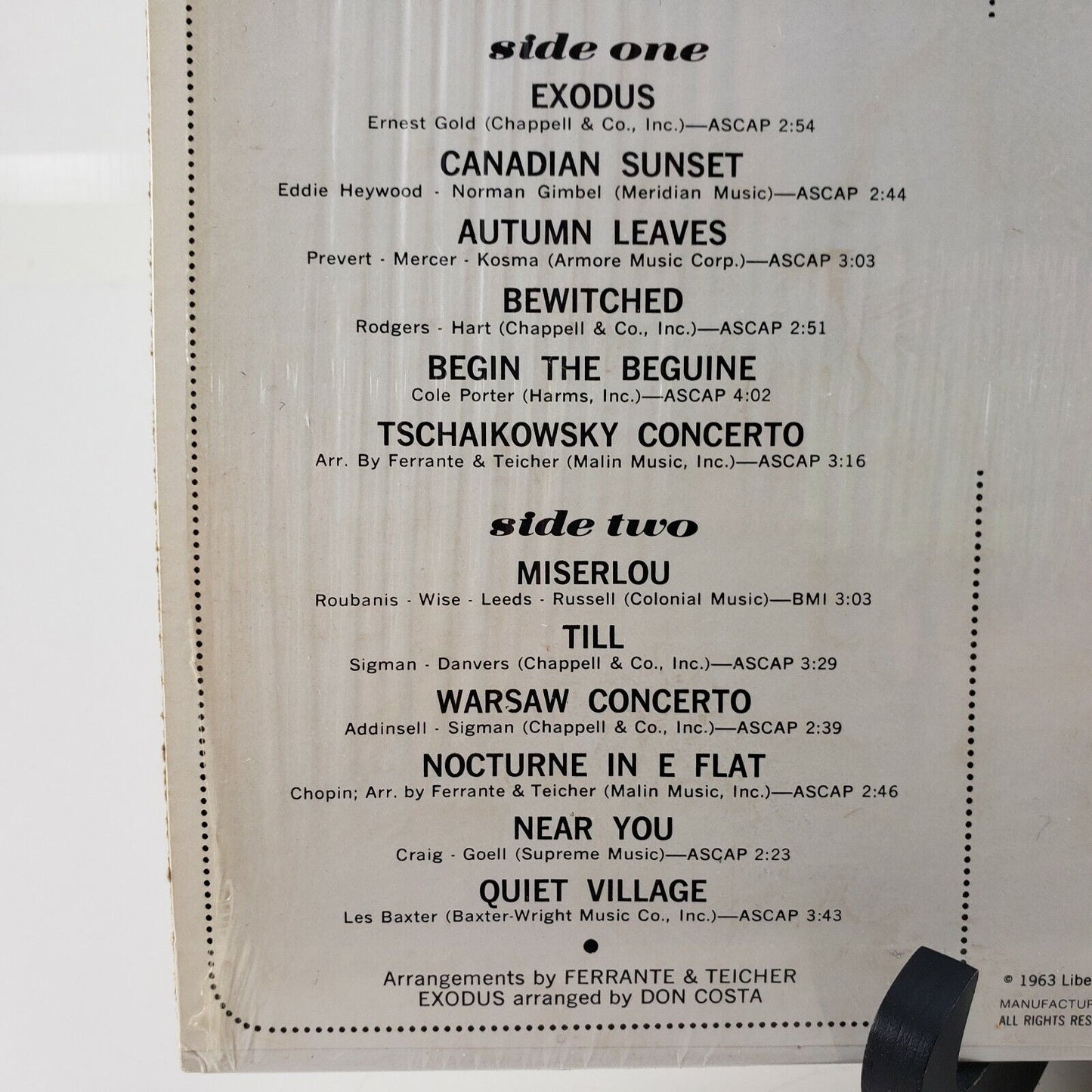 Ferrante & Teicher Golden Piano Hits LP vinyl record album 1962 LT506269 Stereo