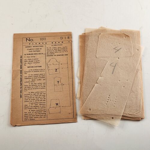 Hollywood 1011 Vintage Sewing Pattern Child's Brother And Sister Suit Size 2-6