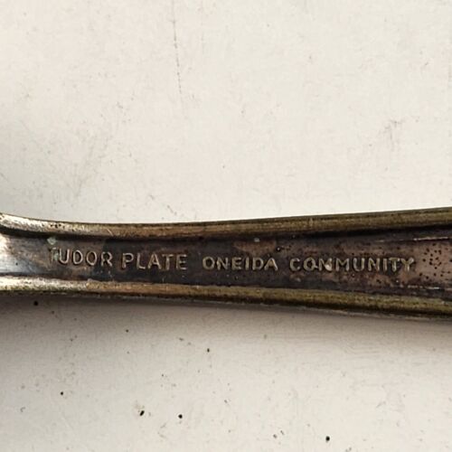 3 Baby Spoons Silver-Plate Oneida Community White Orchid Patterns
