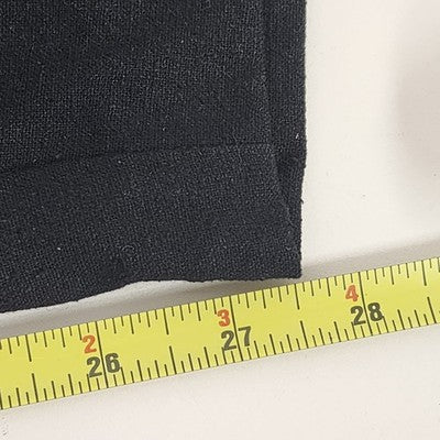 SK & Company Solid Black Silk Pleated Front Dress Pants Size 12 Side Zip China