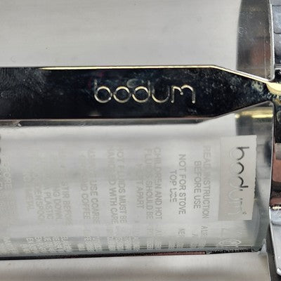 Bodum Chambord French Press 12oz 8-Cup Coffee Maker Black Clear 7.5" Original