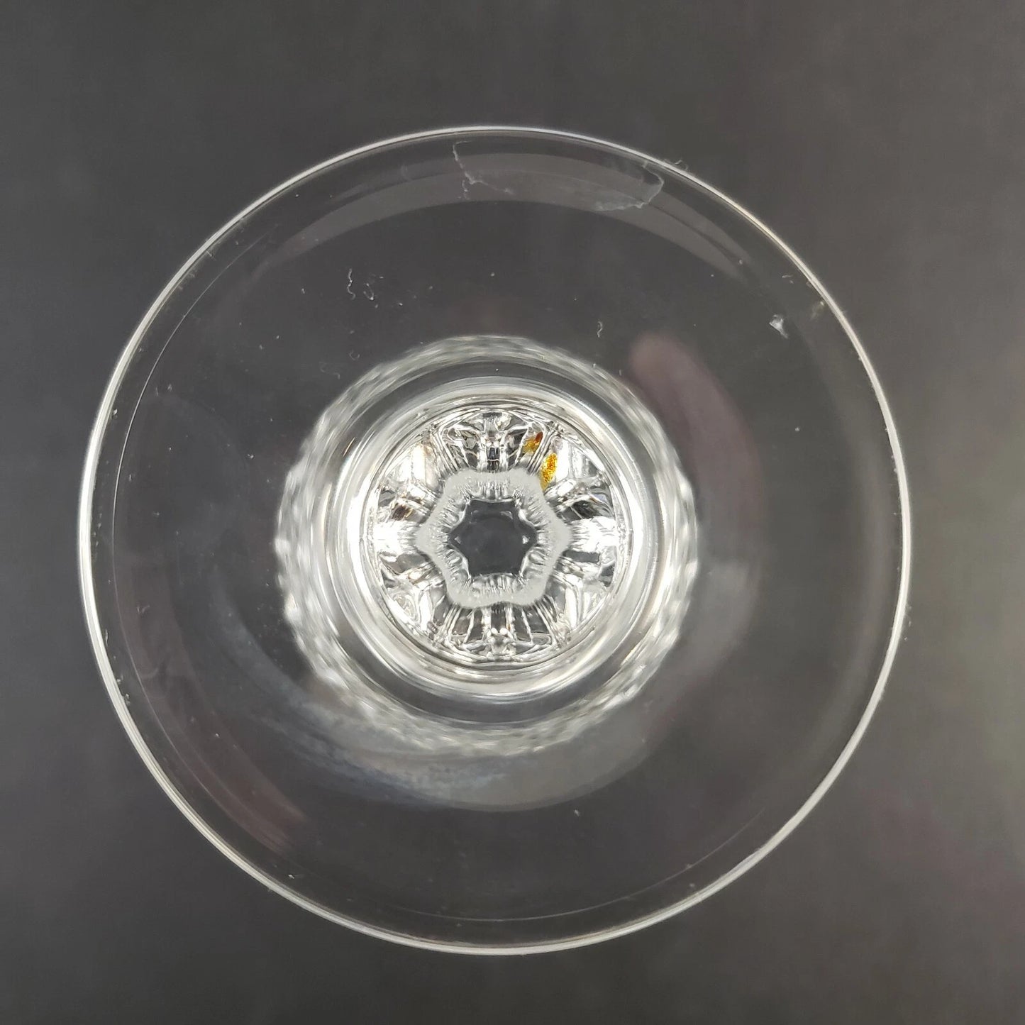 4 Cristal D'Arques-Durand Clear Longchamp Lead Crystal Stemmed Wine Glasses 6½"