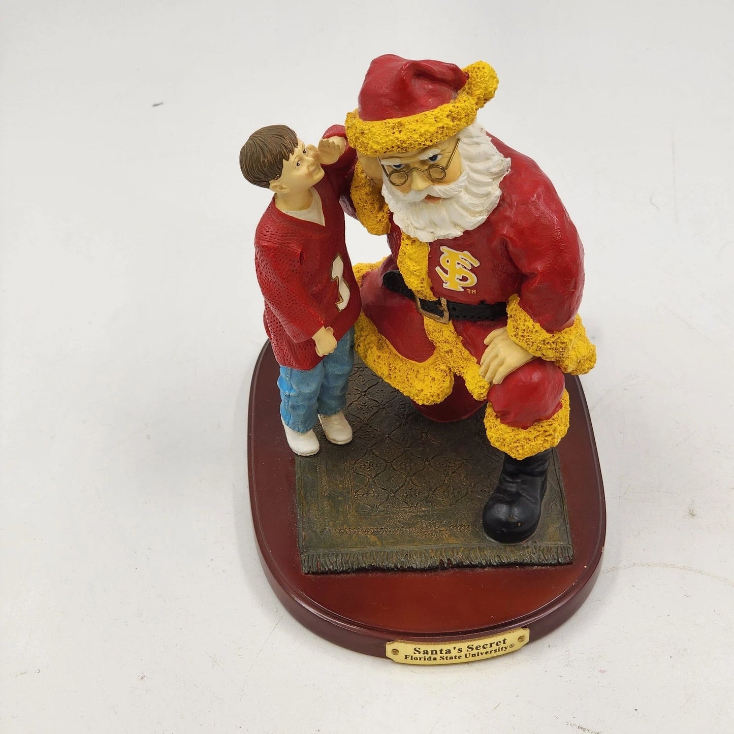 Florida State University Santa’s Secret 2001 Collegiate Collectible Figurine 7"