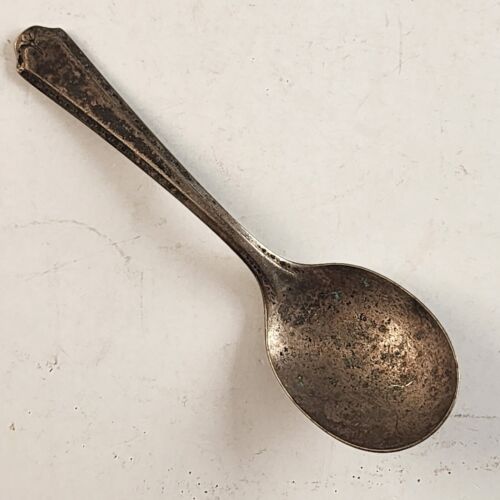 3 Baby Spoons Silver-Plate Oneida Community White Orchid Patterns