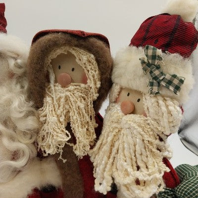 4 Santa Claus Talented Friends United We Stand Table Topper Felt Completed Kit