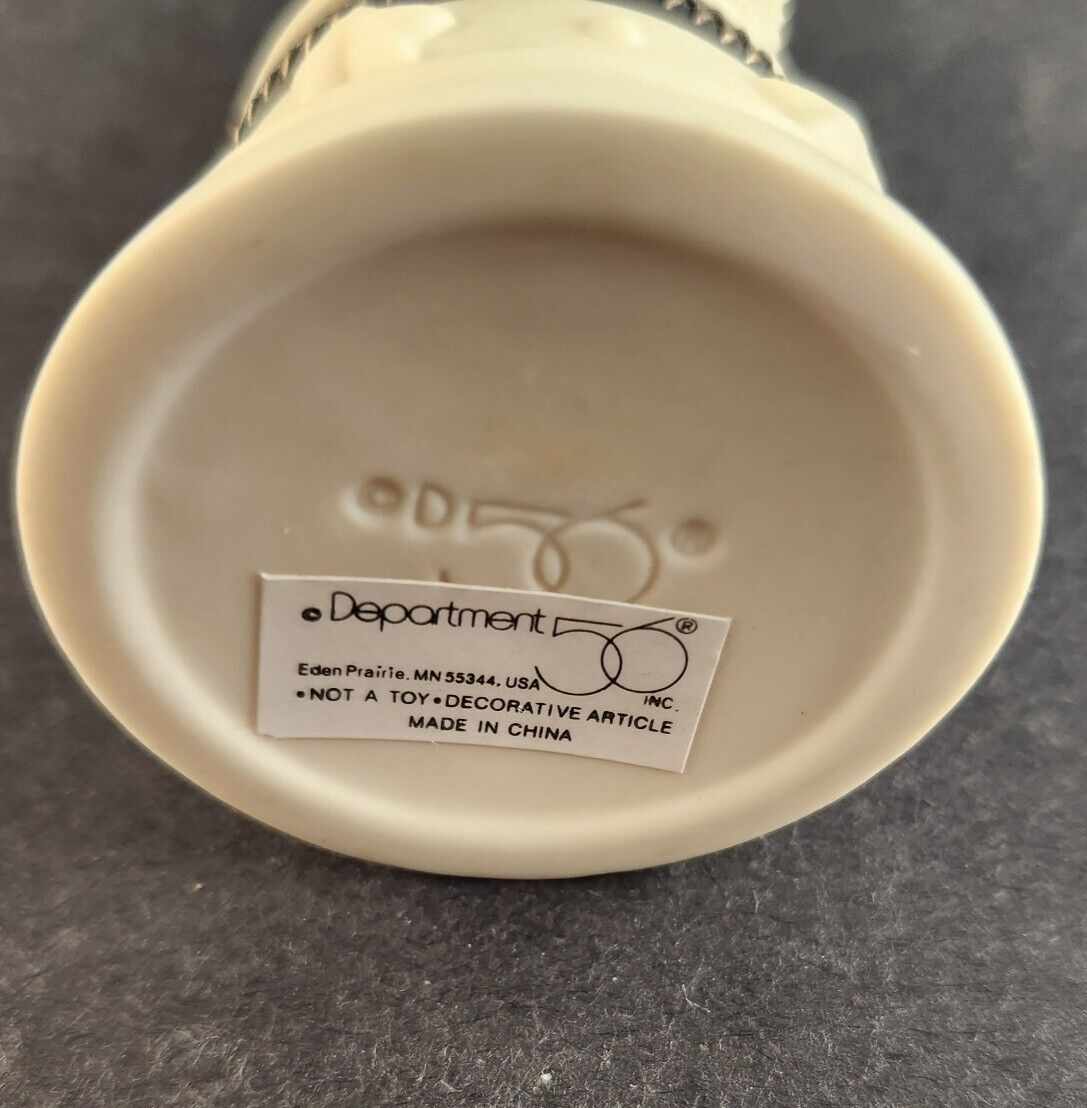 Snowbabies Dept 56 Bisque Hinged Box I'LL RING FOR YOU 68928 Retired 7"