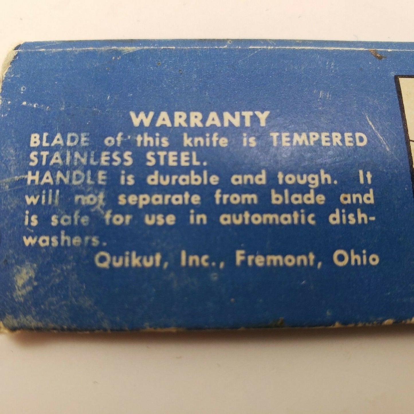 Quikut QUIKKLE Stainless 9½" Serrated Double Sided Carver Slicer Fork Tip USA