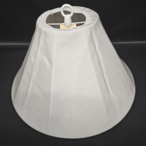 Olympia Table Lamp & Shade White Dual Light Internal Low/High Brightness Vintage