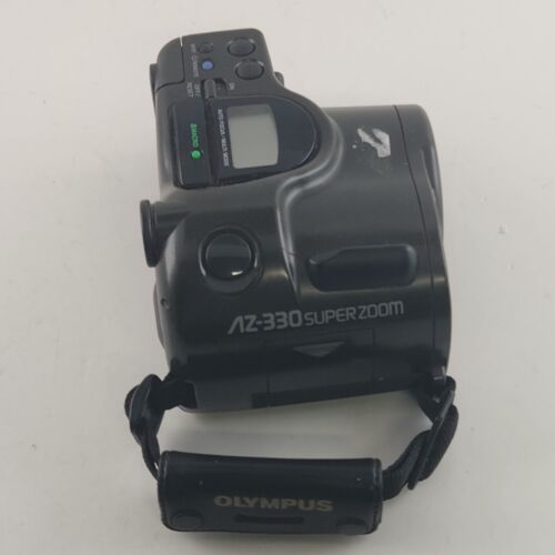 Olympus AZ-330 Super Zoom Camera 35mm Film 38-105 mm Zoom Lens Not Tested
