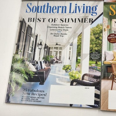 8 Southern Living Magazine Editions Including March to October 2021 By Meredith