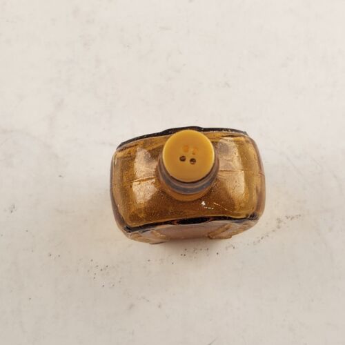 3 Horseshoe Bottle Salt Pepper Blue Amber Miniature 3.25" Glass Bitters