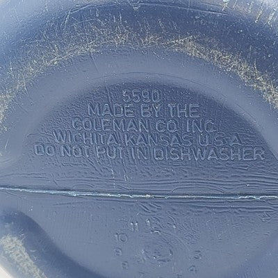 Coleman Polylite Blue 5590 Half Gallon Water Jug Cooler Thermos 10.5"x5"