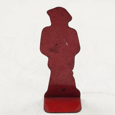 MARX German Foot Soldier Tin Litho Army Figure French Infantry Toy Prop No. 20