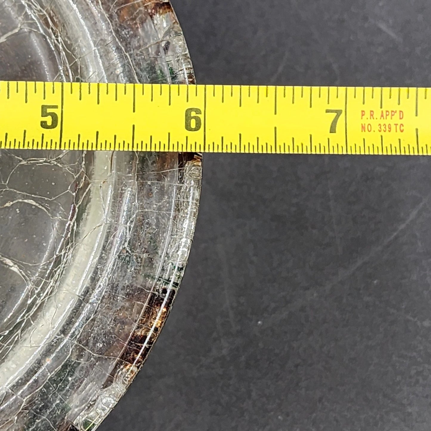 Yankee Candle Large Jar Shade Clear Crackle Glass Snowmen Cardinal Gold Trim