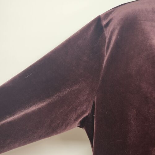 Fleur Cardigan Tunic Purple Burgundy Honors Size Small Long Sleeve Vintage