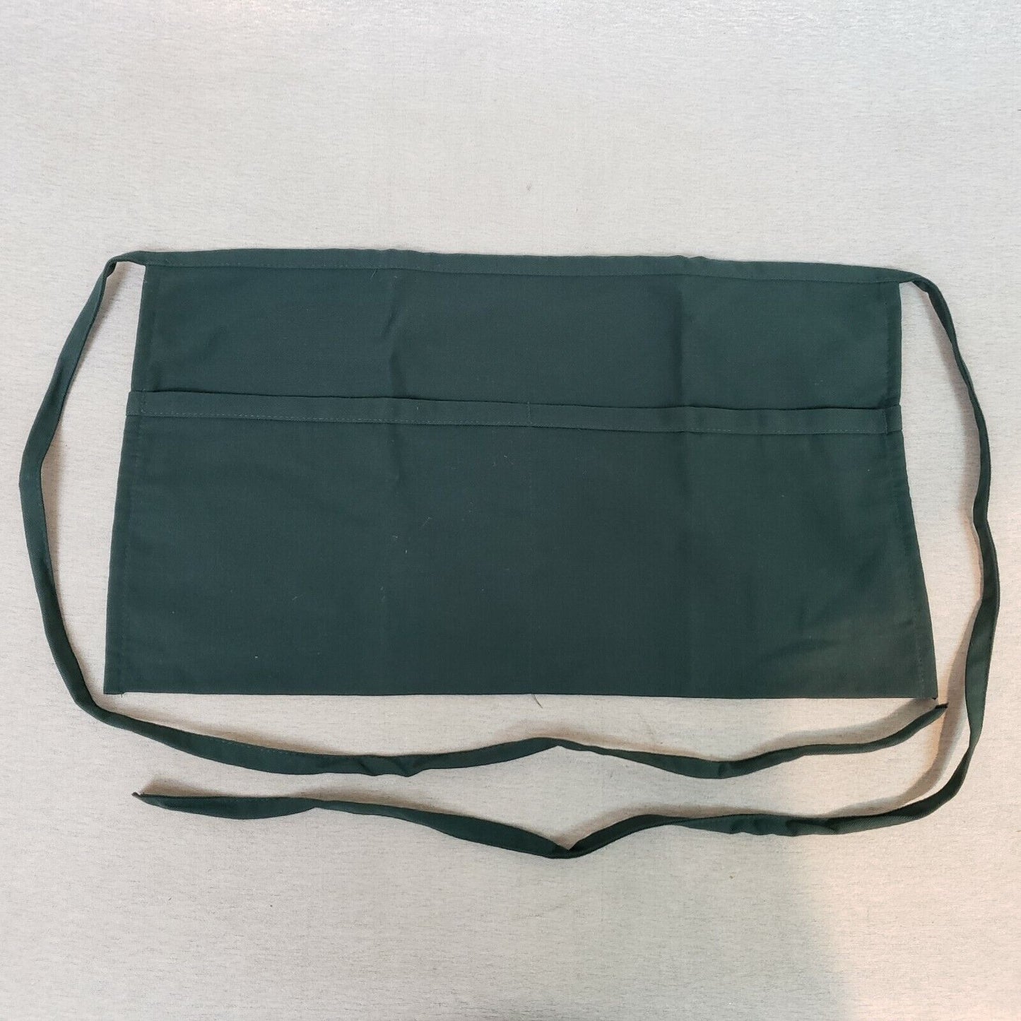 Hunter Green Waist Apron 2 Pocket 19"x11" Server Fame Fabrics Restaurant Uniform