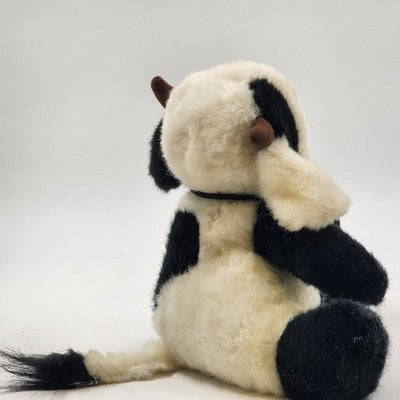 Clarice Cow Geppeddo Cuddle Kid Plush Baby Doll 7.75" Porcelain Pouty Face w Tag