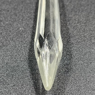 12 Rock Icicle Spear Drop Chandelier Crystals 3.2" Glass Prisms
