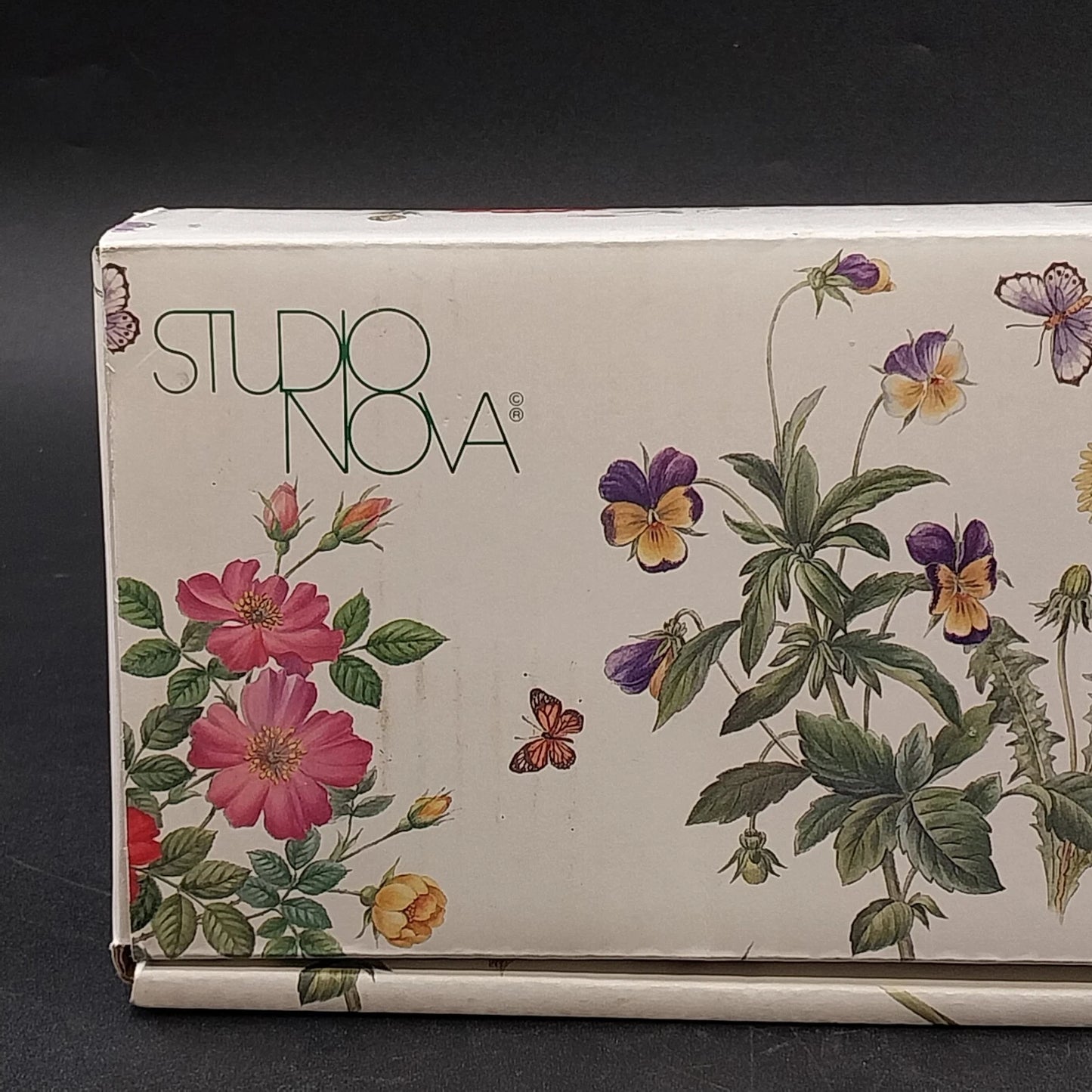 Studio Nova Garden Bloom Espresso Set 4 Demitasse Cup Saucer Y2372 NIB