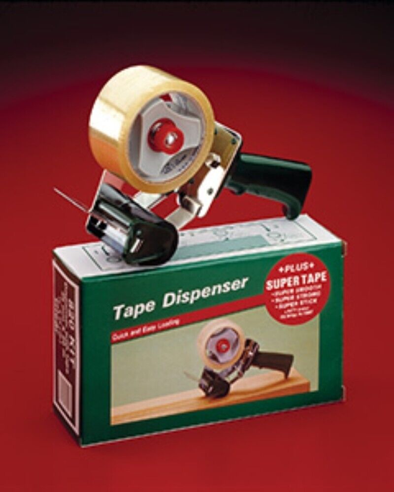 2" Tape Dispenser Pistol Grip High Impact Plastic Adjustable Brake Side Loading